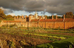 Der Gemüsegarten von Blickling Hall...