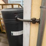 Regensammler für Regentonne auf Balkon