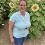 Ich im Sonnenblumenfeld