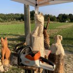 Schnitzen mit Stihl Motorsäge
