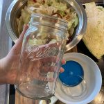 In diese Gläser "Jar" kommt das Kimchi.