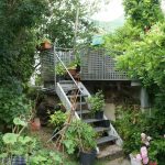 Weide Bambus Terrasse