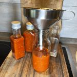 Chili Soße heiß abfüllen in Flaschen