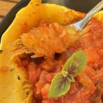 Spaghettikürbis mit Ratatouille