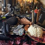 Halloween Tisch Deko.