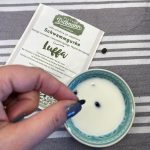 Für 3 Stunden in eine Milchbad.