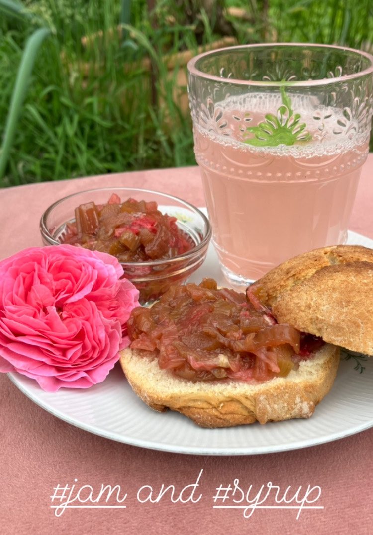 Rezept Rose Rhabarber Sirup