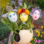 Osterdamen Eiergesicht