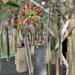 fliegende Bambus Vasen