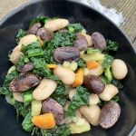 Puffbohnen Grünkohl Salat.