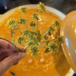 Als besonderer Geschmack noch eine Fenchel Blüte.