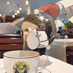 Me at Mariage Freres Paris Tea Room