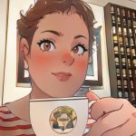 Me at Mariage Freres Paris Tea Room