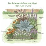 So sieht für Gemini mein Edimental Beet mit Meerkohl aus.