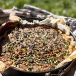 Wildkräuter Quiche